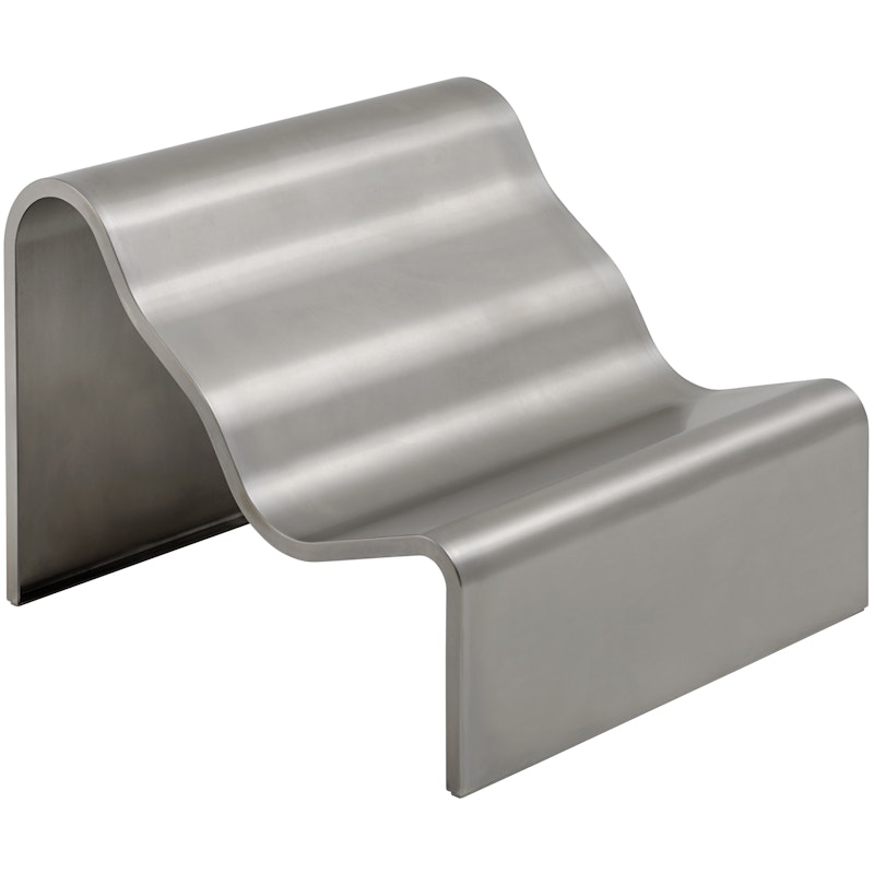 Dream View Bænk 100 cm, Børstet Stål