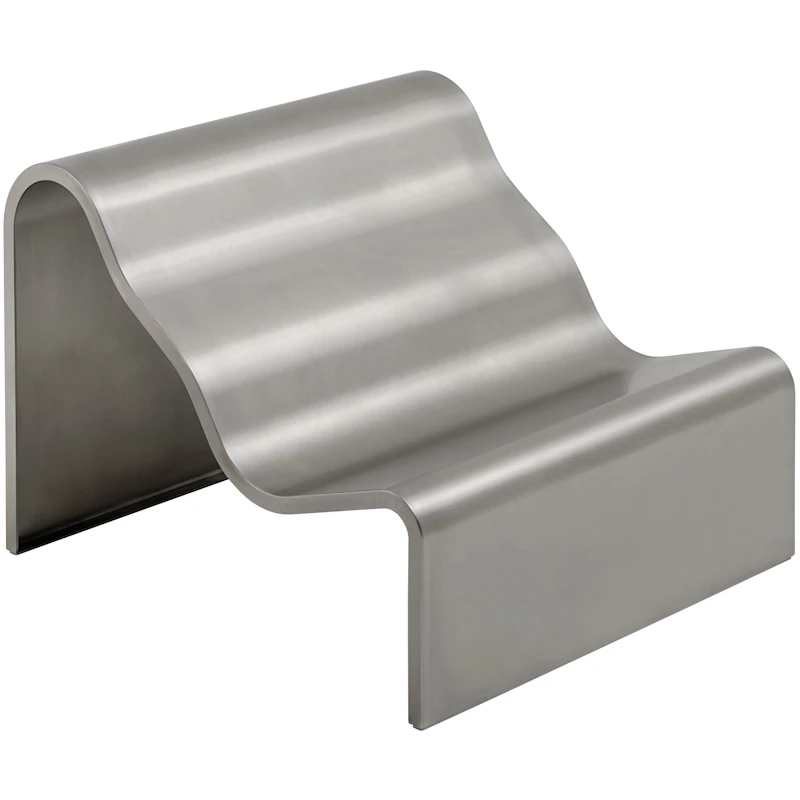 Dream View Bænk 100 cm, Børstet Stål