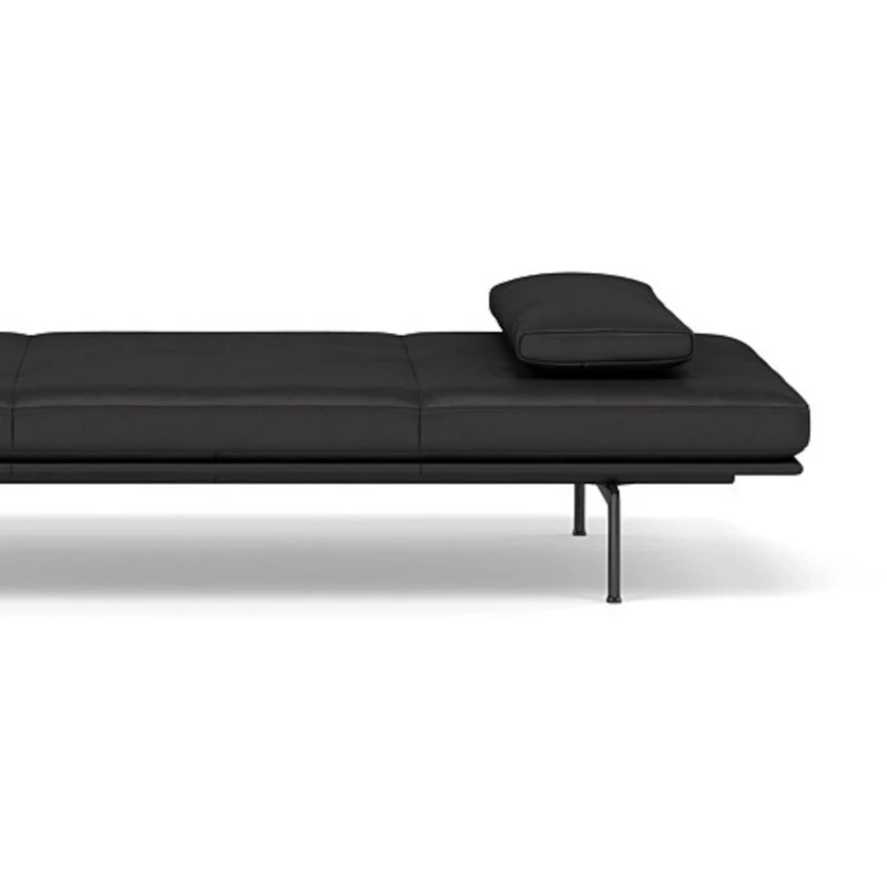 Outline Pude Refine Leather Black