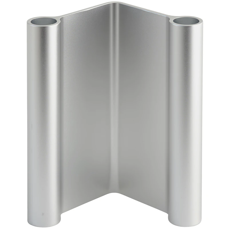 Pair Lysestage 18 cm, Aluminium