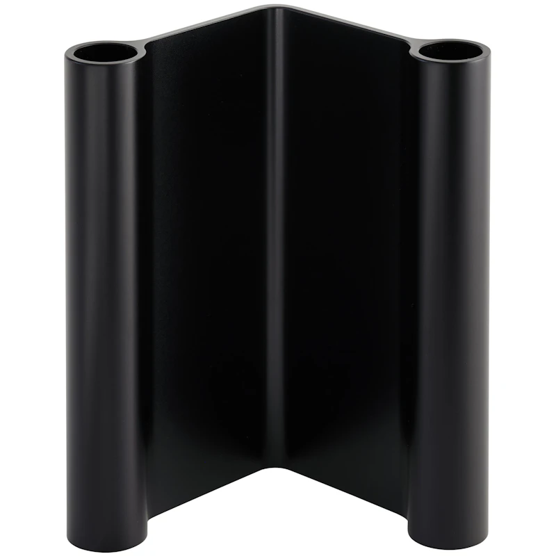 Pair Lysestage 18 cm, Sort