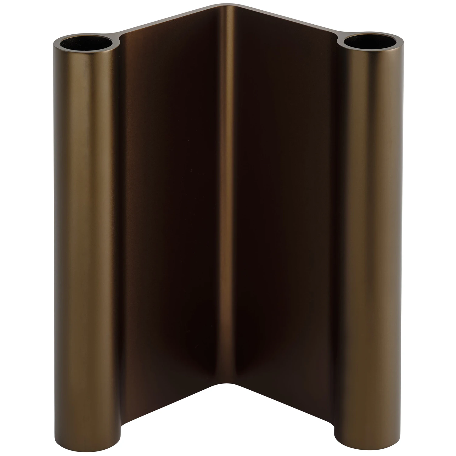 Muuto Pair Lysestage 18 Cm - Lysestager Aluminium Brun - PAICAH18A02