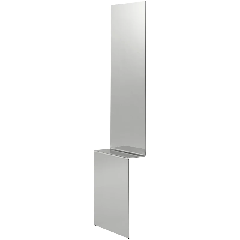 Pleat Spejl 60x230 cm, Rustfrit Stål