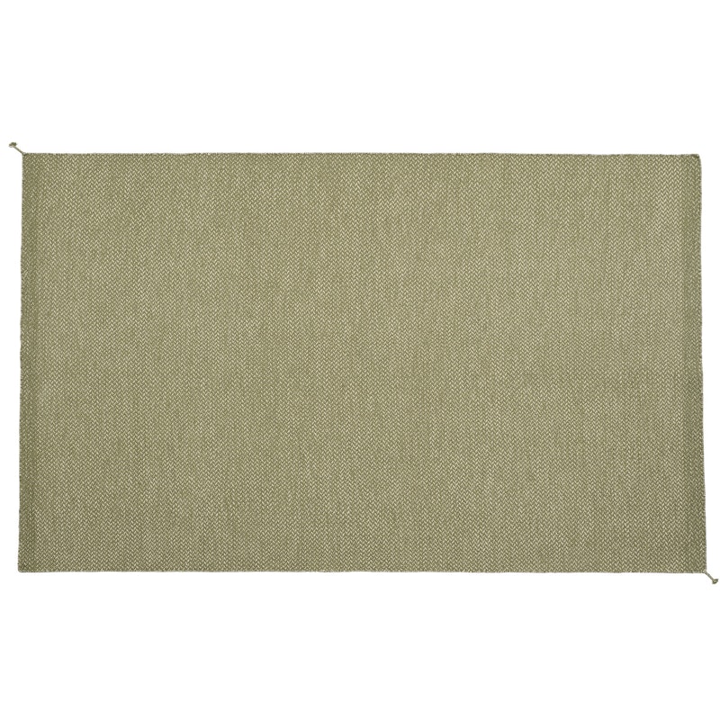 Ply Tæppe Genanvendt Polyester Moss Green, 200x300 cm