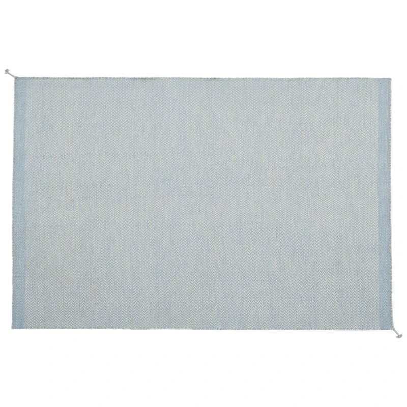Ply Tæppe Genanvendt Polyester Lyseblåt, 170x240 cm