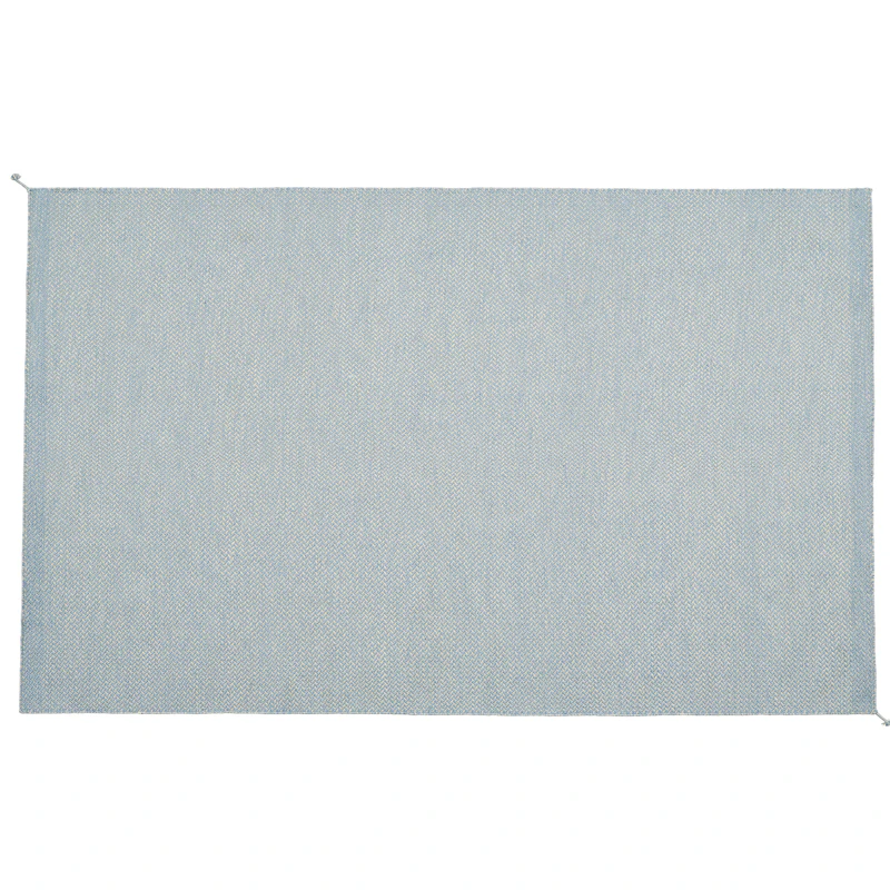Ply Tæppe Genanvendt Polyester Lyseblåt, 200x300 cm