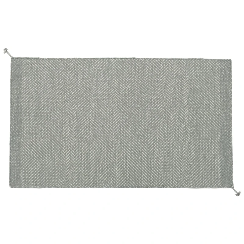Ply Uldgulvtæppe 85x140 cm, Gråt