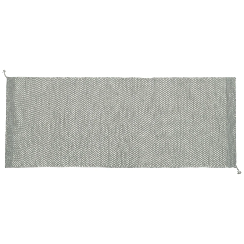 Ply Uldgulvtæppe 80x200 cm, Gråt