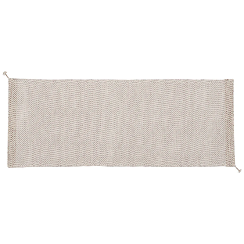 Ply Uldgulvtæppe 80x200 cm, Lys Rosa