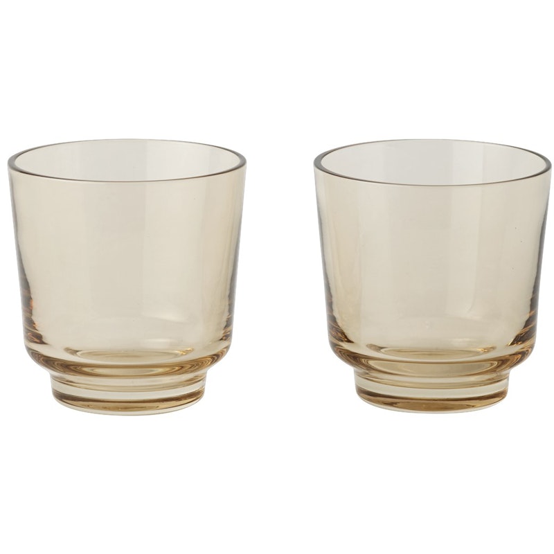 Raise Glas 2-pak 20 cl, Okkergule