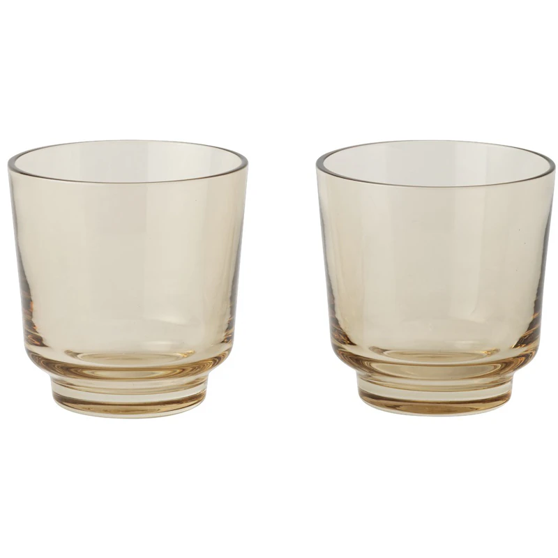 Raise Glas 2-pak 20 cl, Okkergule