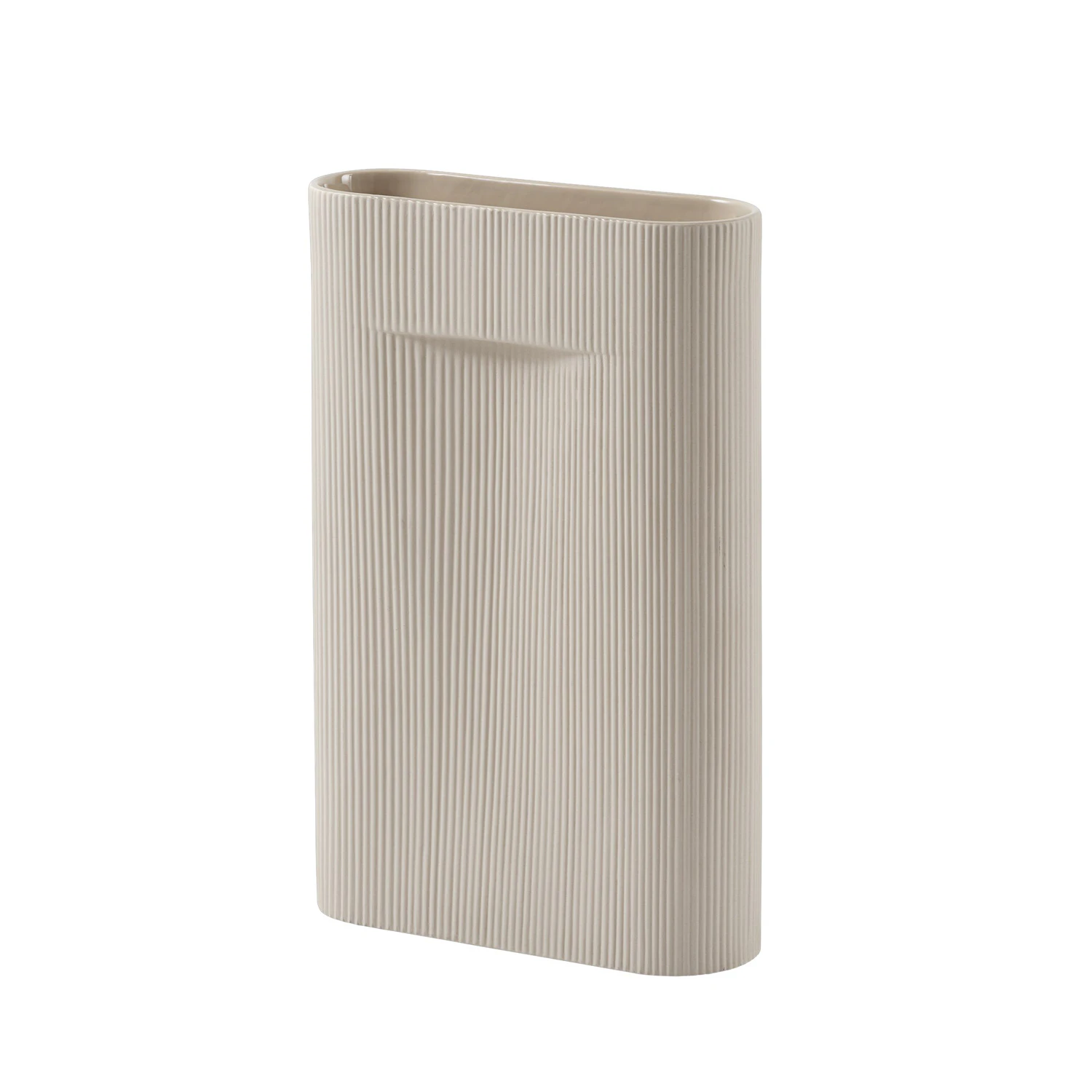 Muuto Ridge Vase 48 Cm - Vaser Lert&oslash;j Beige - RIDVAS48A01