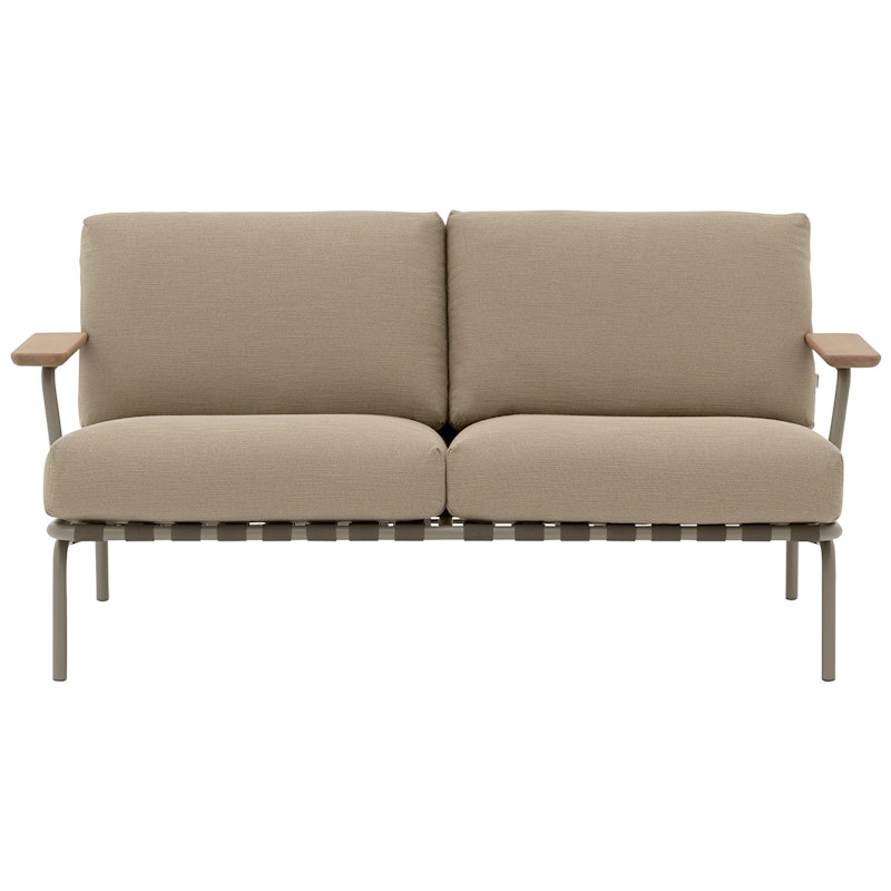 Settle 2-Personers Sofa, Taupe