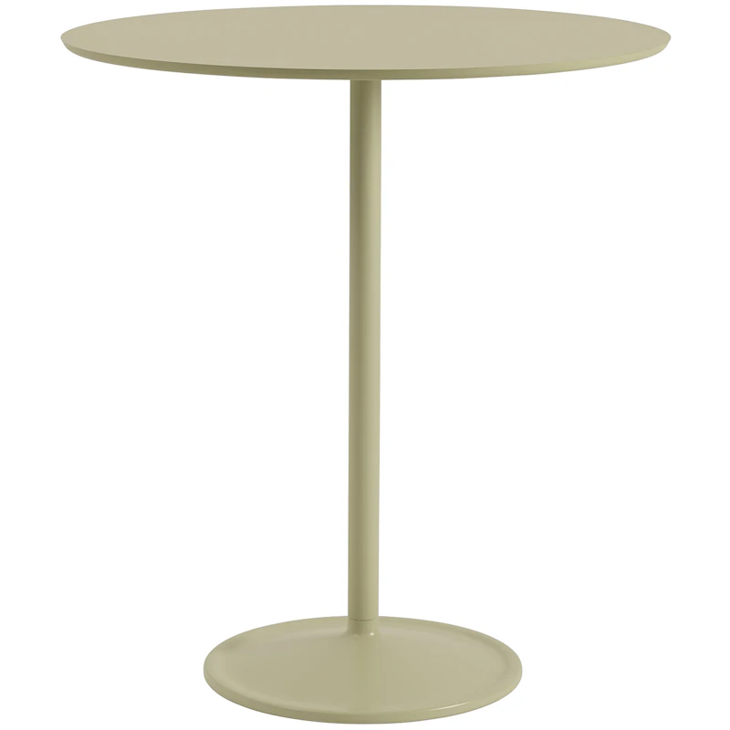 Soft Barbord Ø95x105 cm, Laminat Beige Green