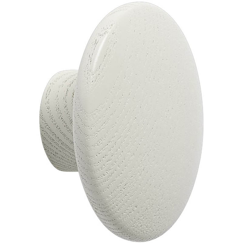 Dots Krog Træ Ø6,5 cm, Offwhite