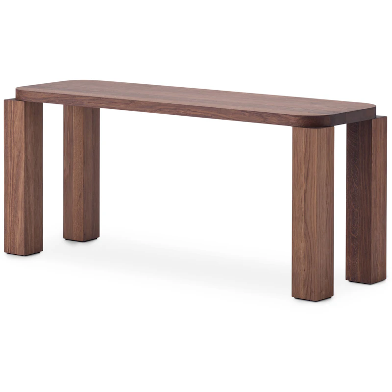 Atlas Bænk 100 cm, Røget Eg