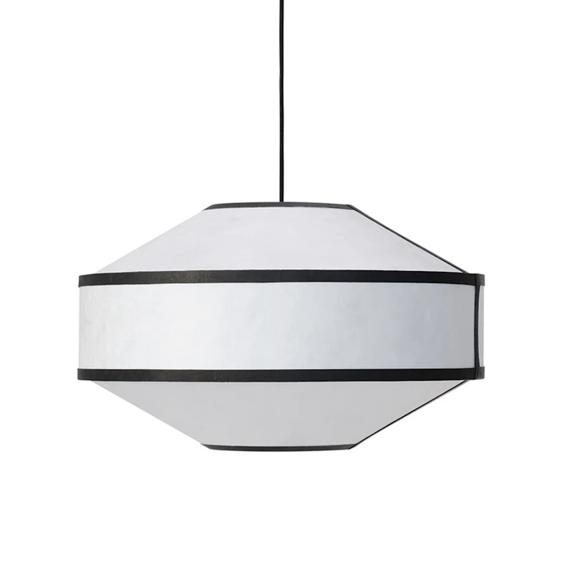 Kite Pendel Hvid / Sort, Ø55 cm