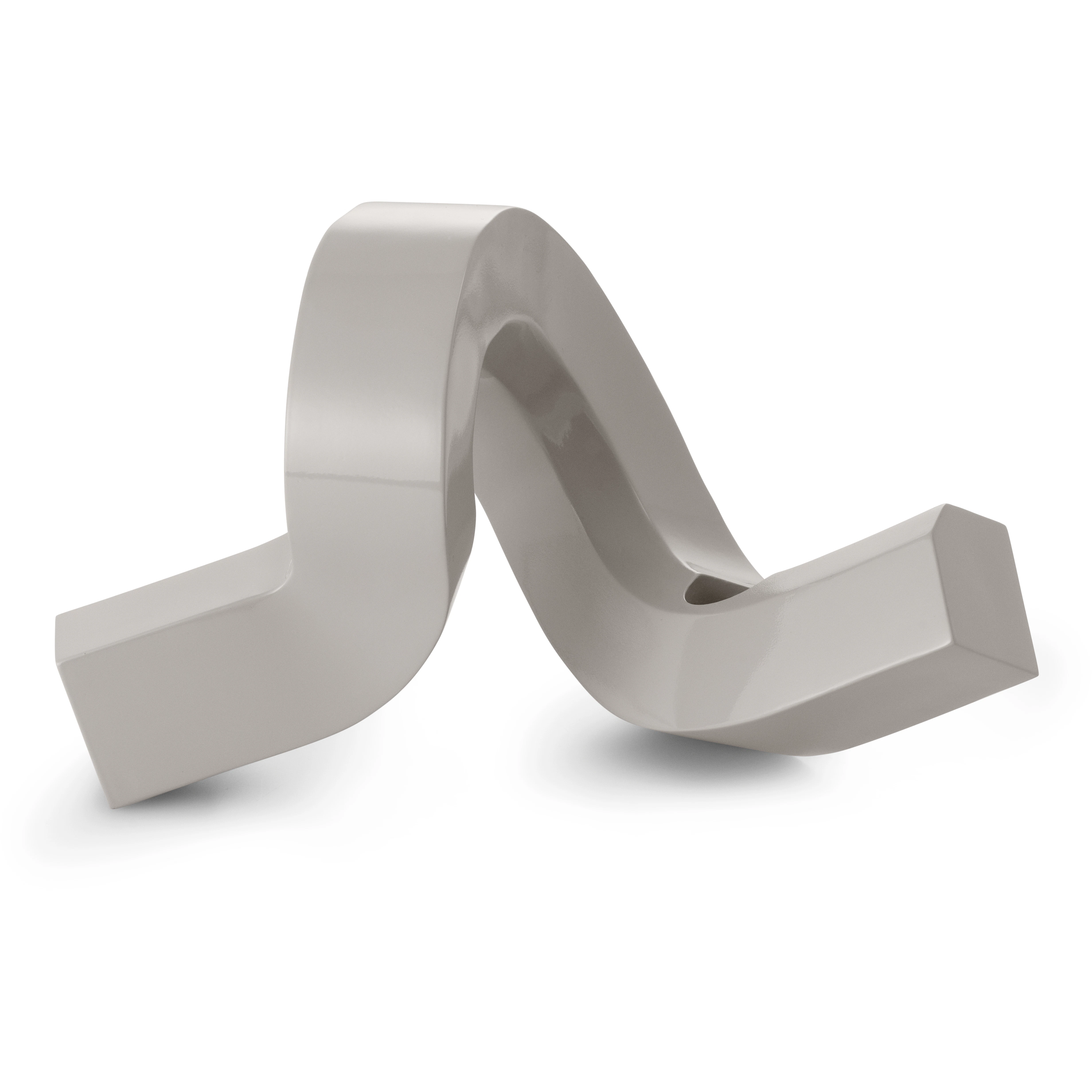 Normann Copenhagen Crooked One Lysestage Varm Gr&aring; - Lysestager Aluminium Varmgr&aring; - 607881