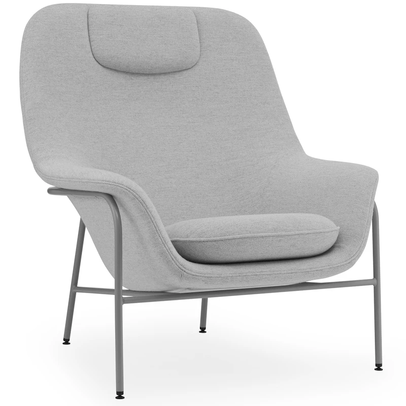 Drape High Lænestol, Hallingdal 110 / Grå