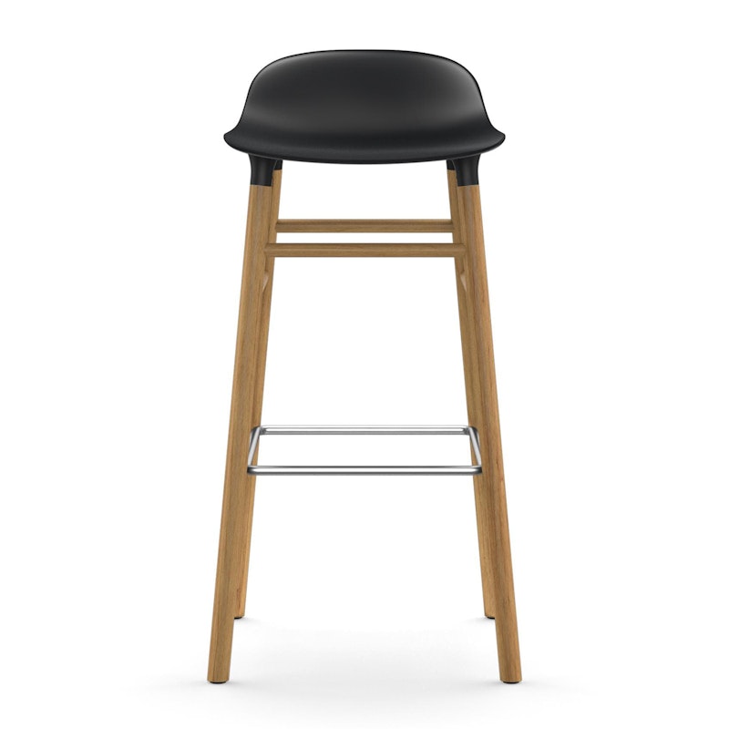 Form Barstol 75cm, Sort/Eg