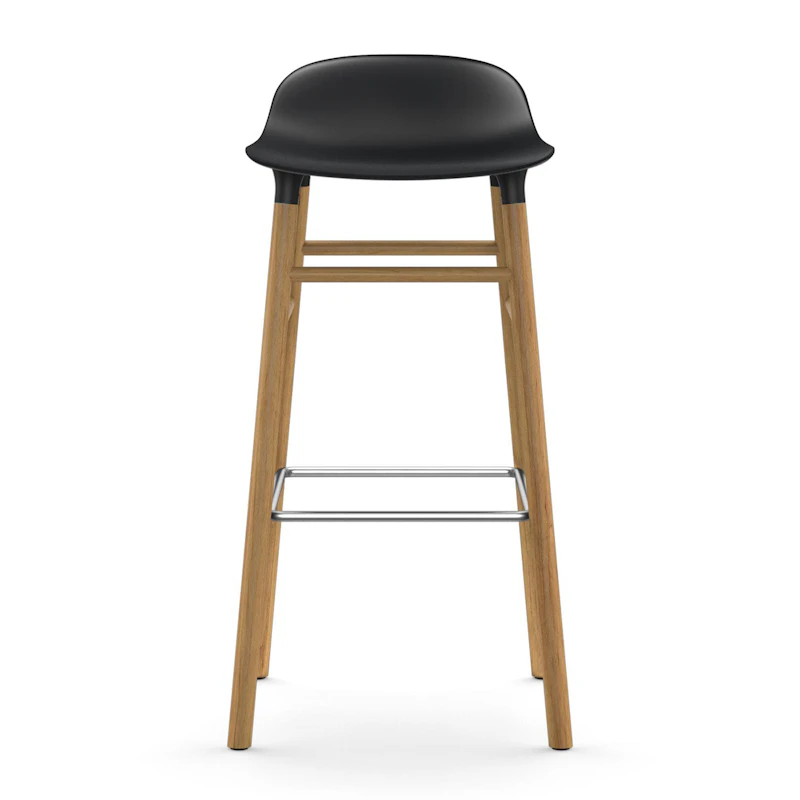 Form Barstol 75cm, Sort/Eg