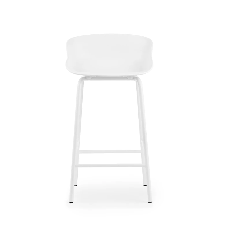 Hyg Barstol Stål, Hvid