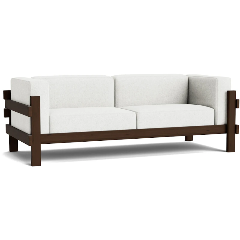 Kube 3-Personers Sofa, Mørkebrun / Hallingdal 110