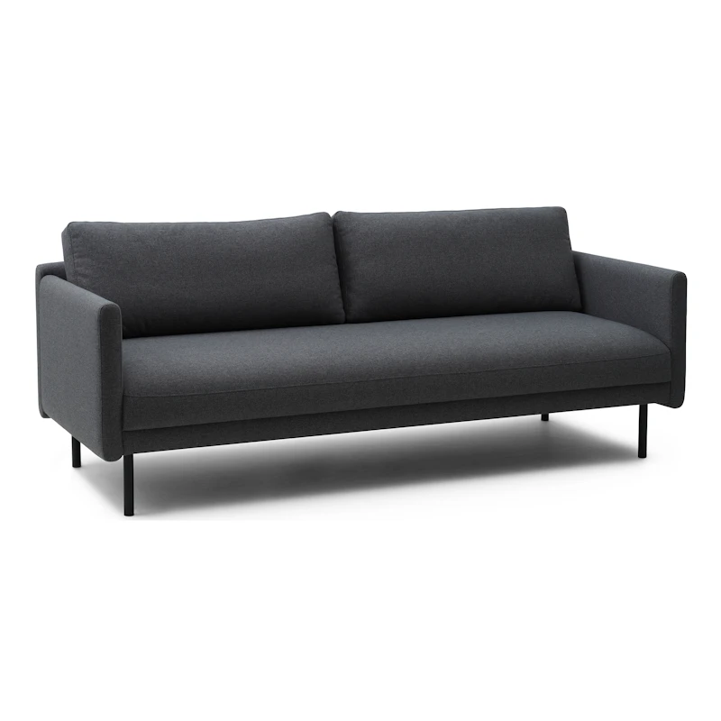 Rar 3-Personers Sofa, Mørkegrå
