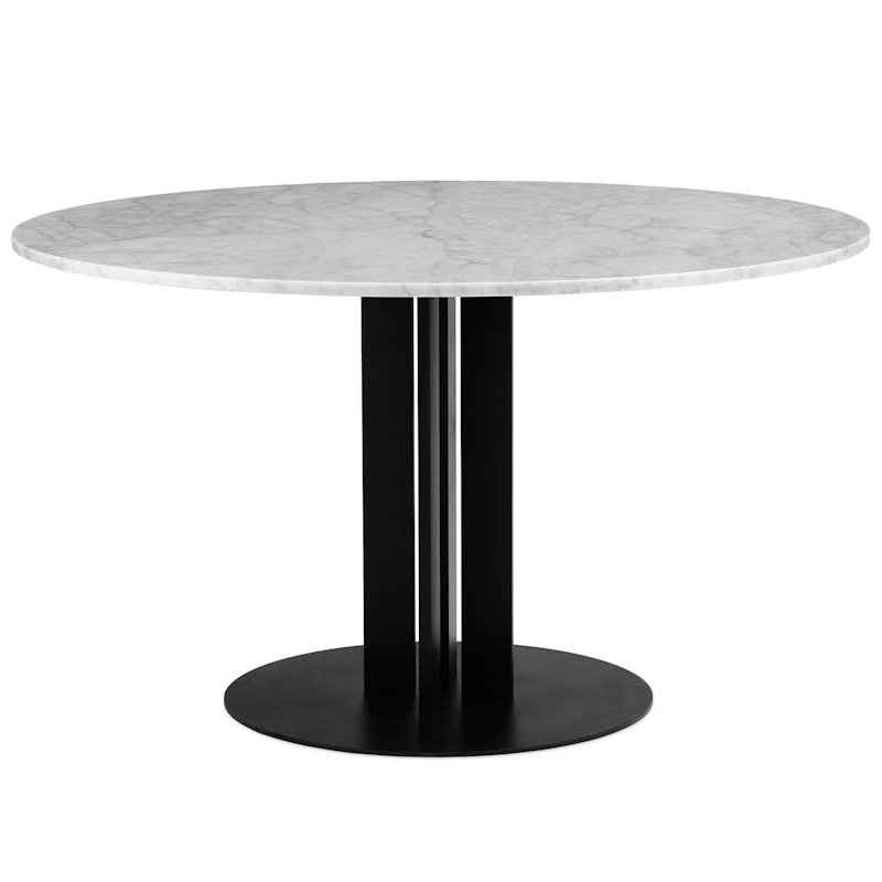 Scala Spisebord Ø110 cm, Hvidt Marmor