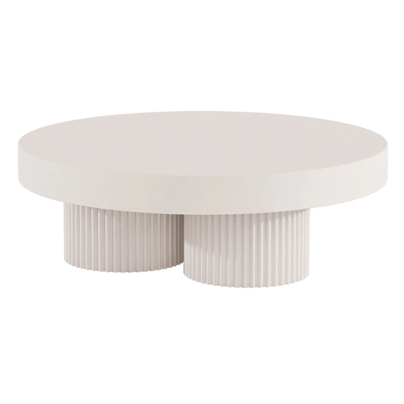 Gear Round Sofabord Ø120 Chalk