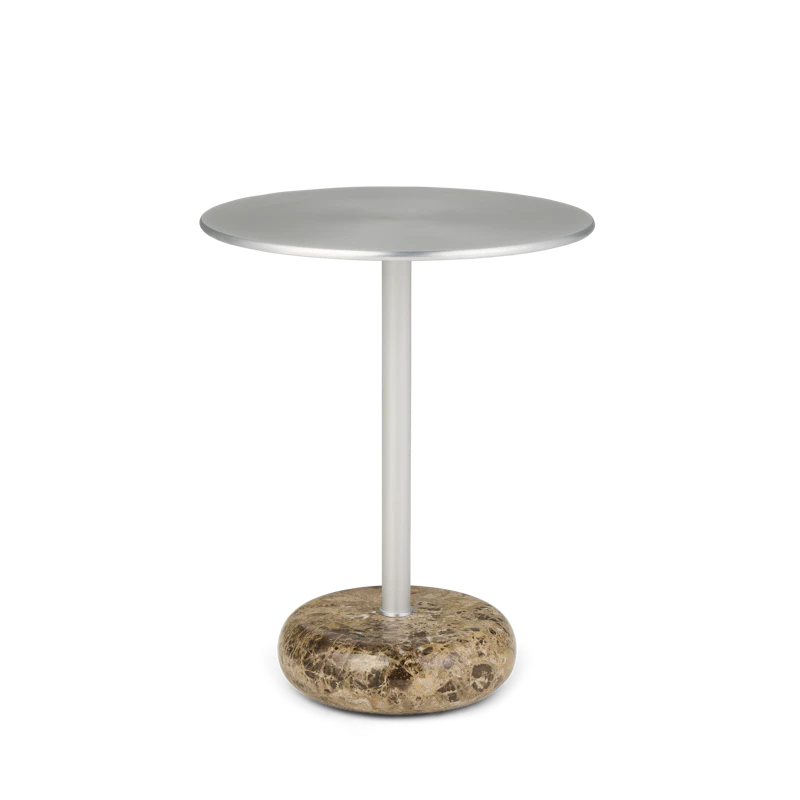 Ton Sidebord Lille Brun Marmor