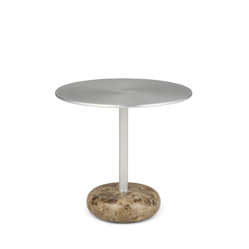 Ton Sidebord Stor Brun Marmor