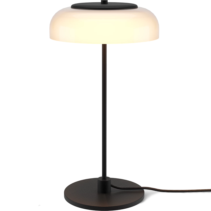 Blossi Bordlampe 230 mm, Sort / Opal