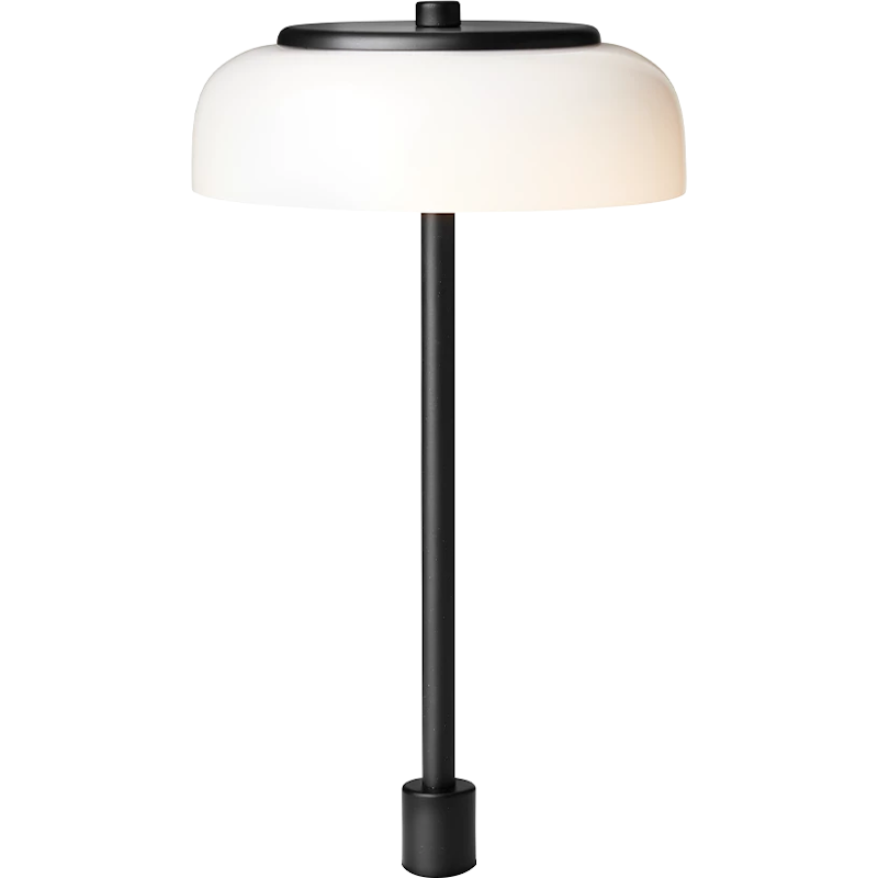 Blossi Bordlampe Integreret 170 mm, Sort / Opal