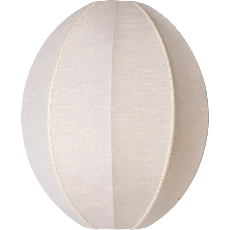 Indochina Lampeskærm Oval Lille, Sand