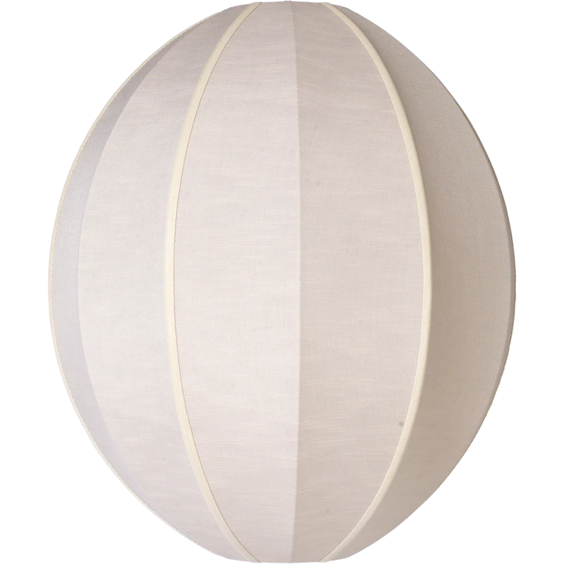 Indochina Lampeskærm Oval Stor, Sand