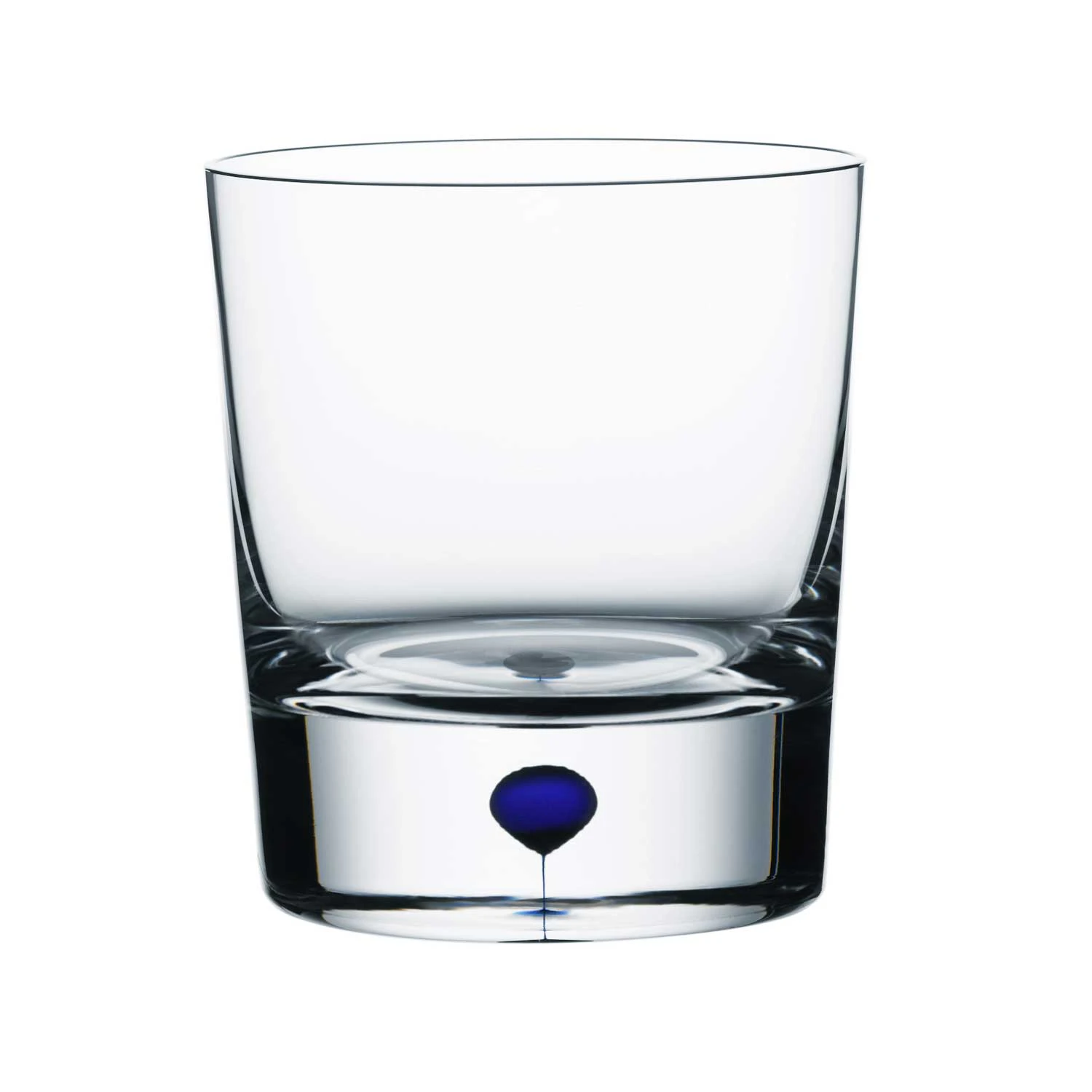 Orrefors Intermezzo Bl&aring; Whiskyglas Of 25 Cl - Whisky & Cognac Mundbl&aelig;st Glas Klar - 6257440