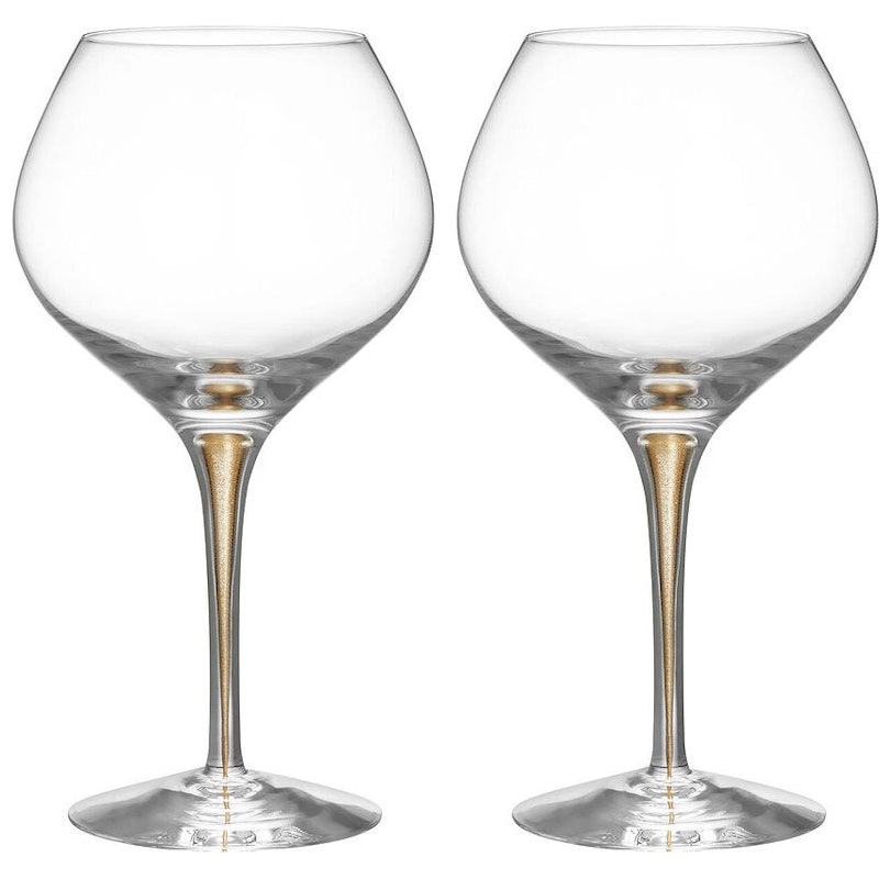 Intermezzo Vinglas Bouquet 2-pak 70 cl, Guld