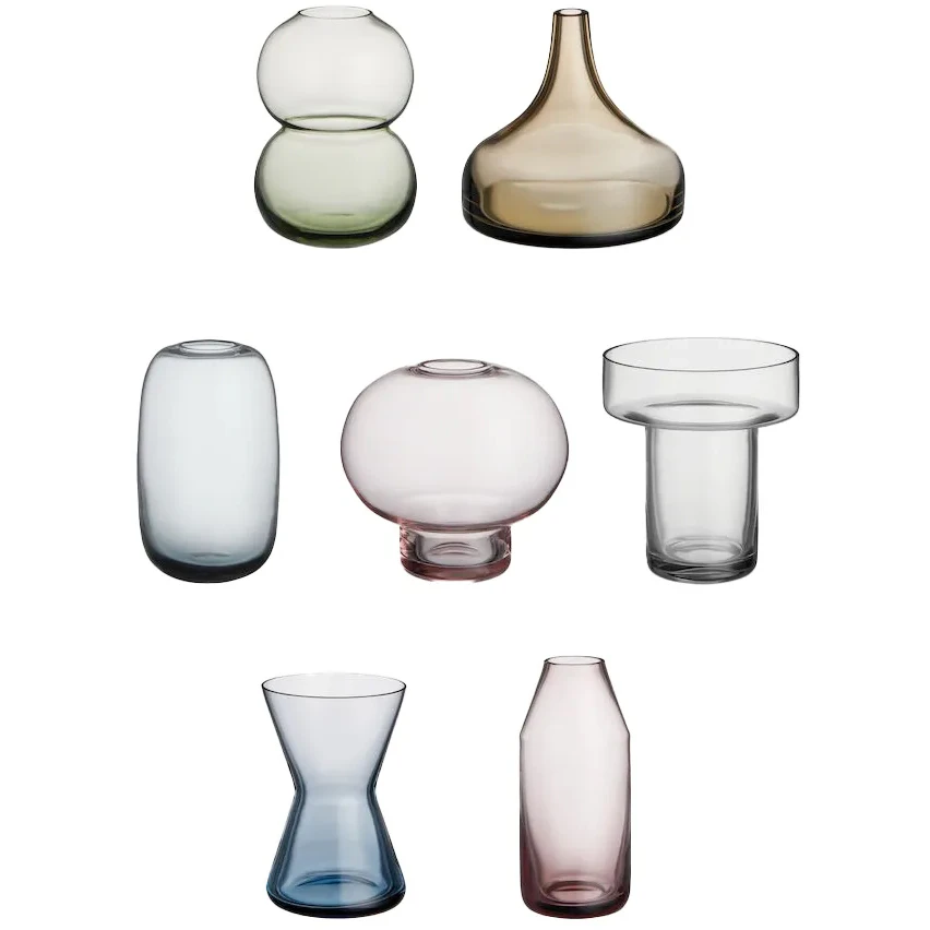 Orrefors Midsummer Minivaser 7-pak - Vaser Glas Multi - 6722407