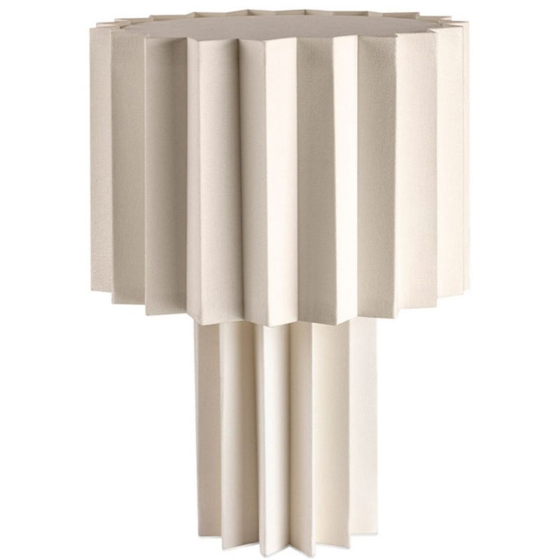 Plissé White Edition Bordlampe