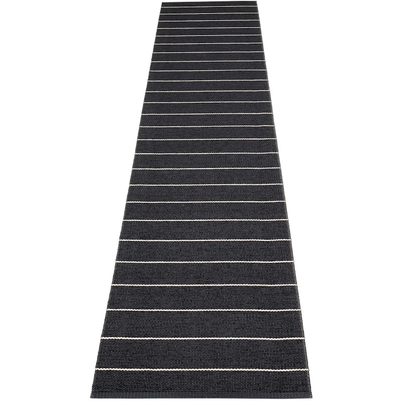 Carl Rug 70x350 cm, Black/Charcoal