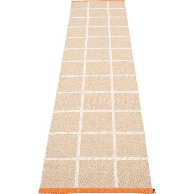 Criss Plastikmåtte Beige / Vanilla / Pale Orange, 70x300 cm