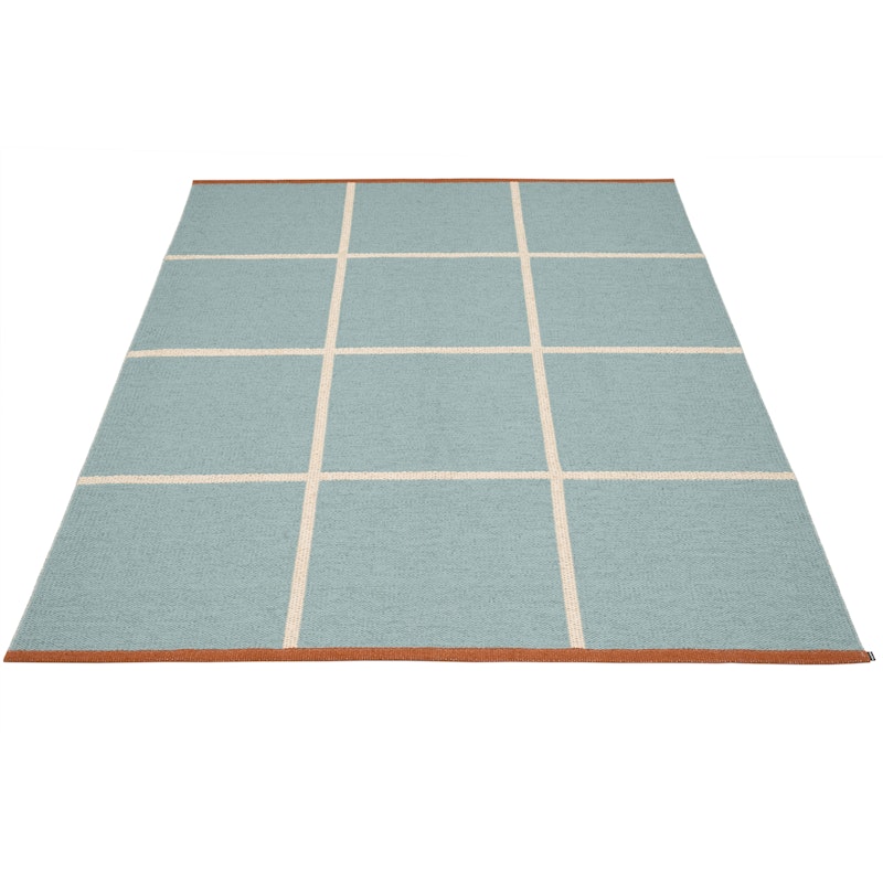 Criss Plastikmåtte Haze / Cream / Rust, 180x260 cm
