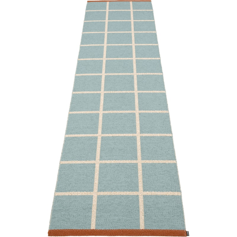Criss Plastikmåtte Haze / Cream / Rust, 70x300 cm