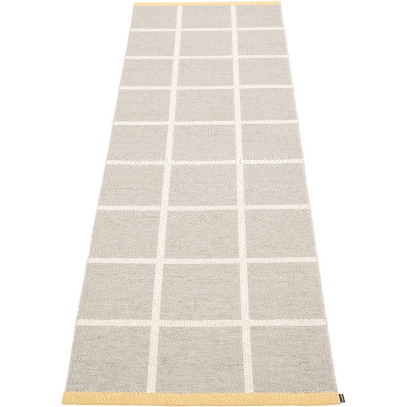 Criss Plastikmåtte Linen / Vanilla / Pale Yellow, 70x225 cm