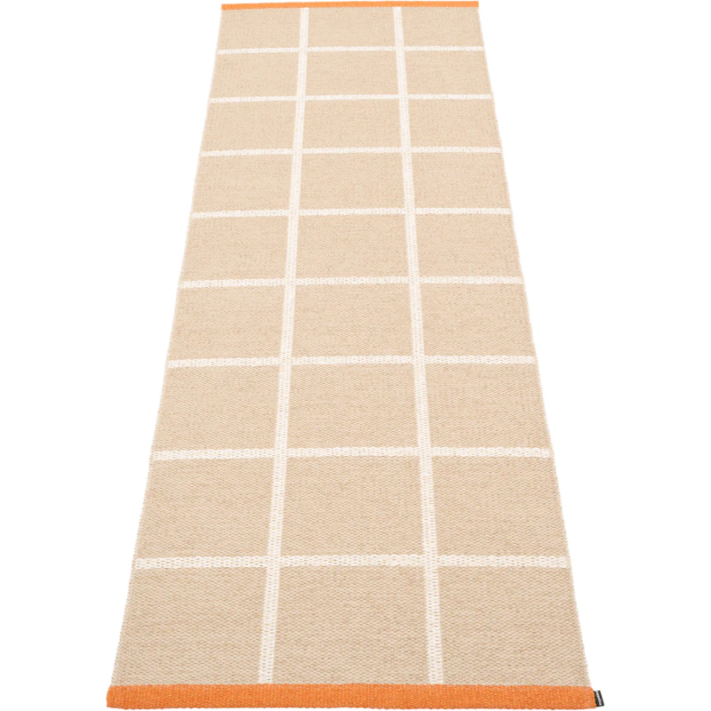 Criss Plastikmåtte Beige / Vanilla / Pale Orange, 70x225 cm