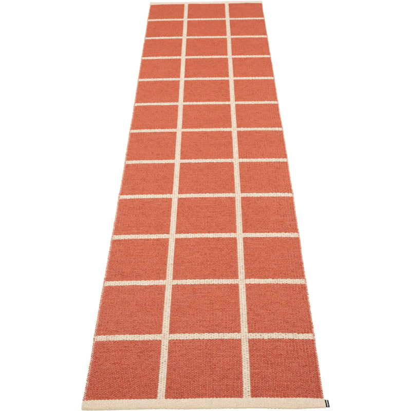 Criss Plastikmåtte Brick / Cream, 70x300 cm