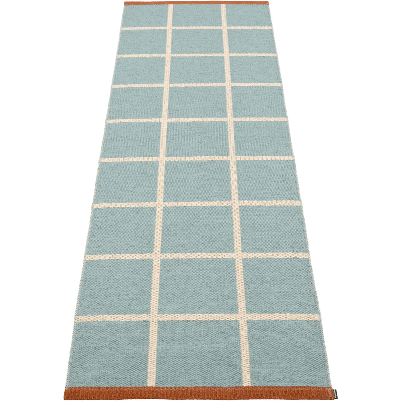 Criss Plastikmåtte Haze / Cream / Rust, 70x225 cm