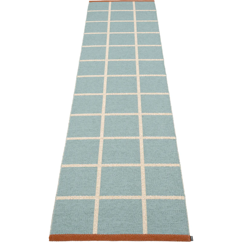 Criss Plastikmåtte Haze / Cream / Rust, 70x300 cm