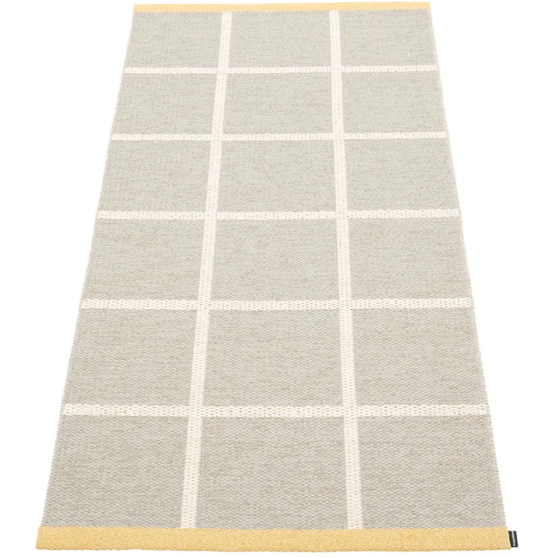 Criss Plastikmåtte Linen / Vanilla / Pale Yellow, 70x150 cm